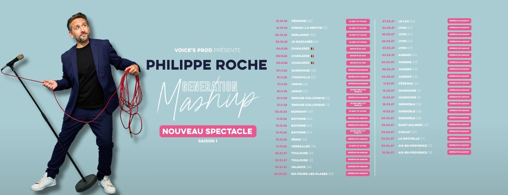 Retrouvez toutes mes dates 2025/2026 !